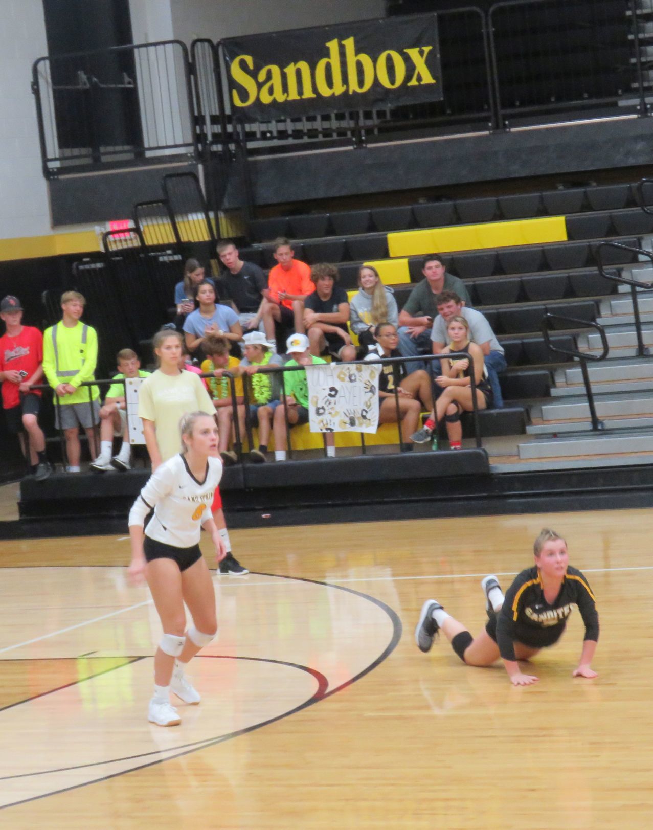 Lady Sandite Volleyball game against the Owasso Rams